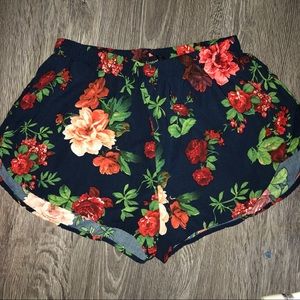 Cute Summer Flowy Floral Shorts